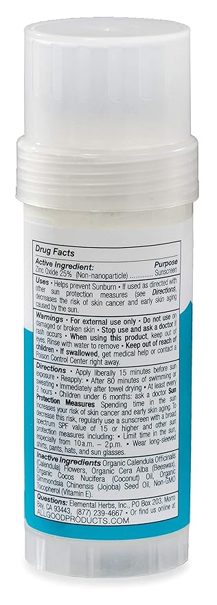 All Good Sport Face & Body Sunscreen - UVA/UVB Broad Spectrum, Water Resistant, Coral Reef Friendly - (2) SPF 50 Butter Sticks & (2) SPF 30 Lotions