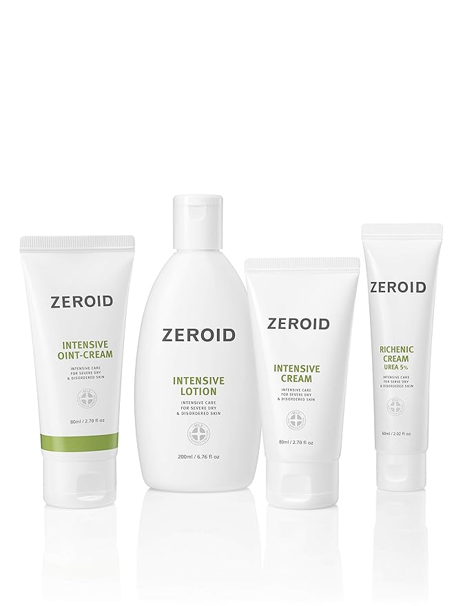 ZEROID | Richenic Cream with Urea 5% | Intensive Skin Care for Dry & Disordered Skin | Korean Face Moisturizer | Skin Lotion for Barrier Repair | Korean Dermocosmetic Skincare | 2 fl oz (60ml)