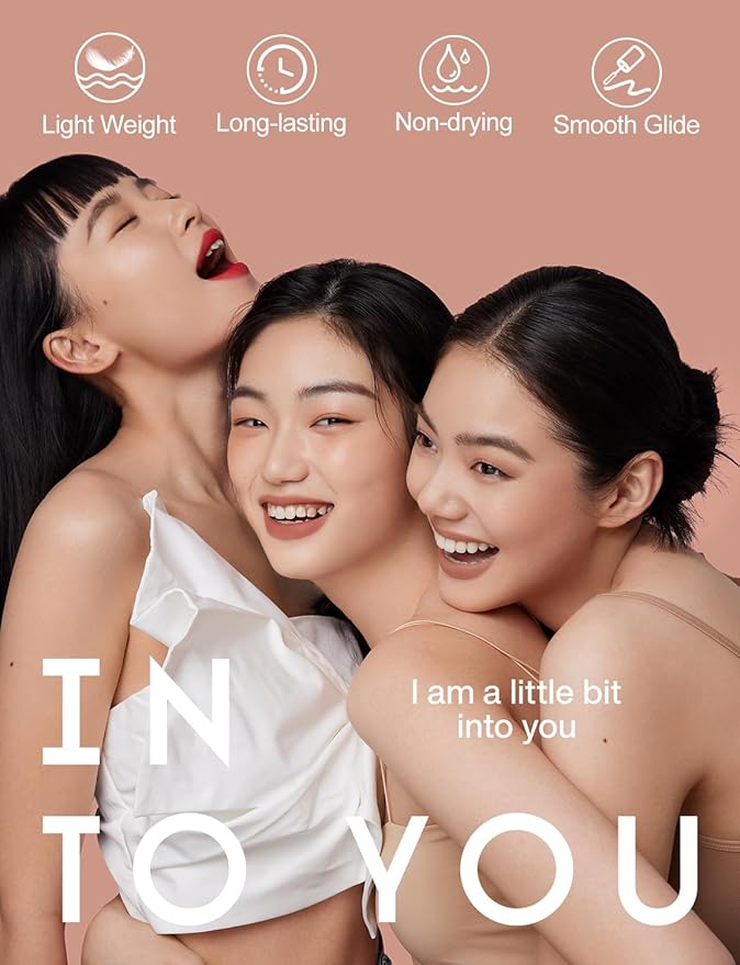 INTO YOU Matte Velvet Lip Stain Lip Mud Long Lasting Waterproof Lip Gloss Makeup Moisturizing Lipstick for Women(L-Mv01)