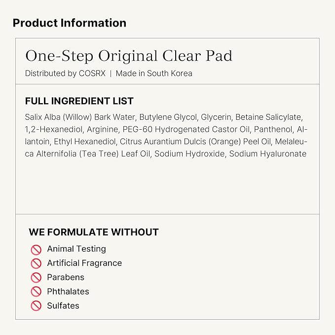 COSRX BHA Toner Pads, 70 Sheets, Exfoliating Pads for Dead Skin & Blackheads, Minimize Pores, Prevent Breakouts, Smooth Skin Texture, Korean Skin Care, Stocking Stuffers, Holiday Gifts,Gifts For Women