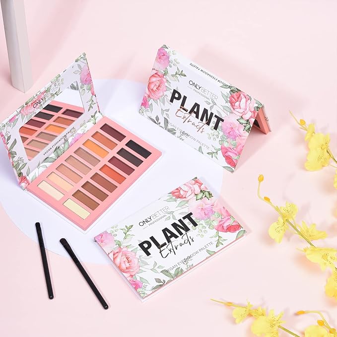 Vegan Eyeshadow Palette ONLYBETTER High Pigmented Brown Eyeshadow