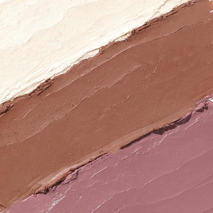 3 Pcs NEUTRAL Contour Stick Set,Cream Blush & Highlighter Bronzer Pen,Long Lasting & Smooth Natural Face Contouring Illuminator,Professional Makeup Kit for All Skin