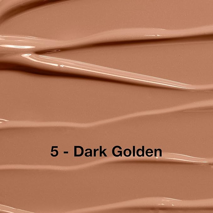 Sigma Beauty Skin Perfector – Hydrating Skin Tint Foundation for Lightweight, Buildable Coverage, With Hyaluronic Acid, Niacinamide Serum, and More (5 Dark Golden Tint, 1.12oz)