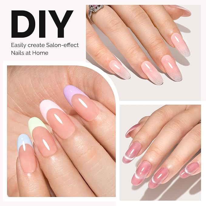 MelodySusie Medium Oval Round X Nail Tips - 300Pcs Clear Acrylic,Half Matte Full Cover Press on Nails for DIY Extension & Salon Use,15 Sizes Pre-Shaped for Long-Lasting Manicure