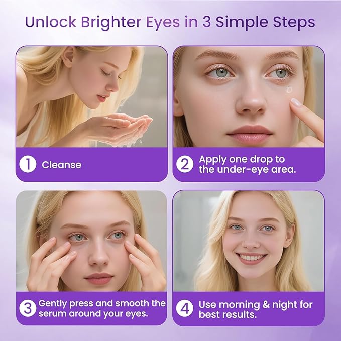 Retinol Eye Cream for Dark Circles and Puffiness, Hydrating Under Eye Cream for Dark Circles, Anti Aging Dark Circle Eye Cream for Fine Lines, Wrinkles, Firming Eye Contour, 1.06 oz