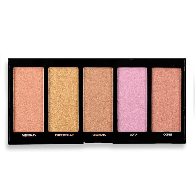 Profusion Cosmetics 5 pc Luminizer Makeup Palette for Mesmerizing Look, Raise Your Makeup Routine with Premium Beauty Kit and Get Flawless Look