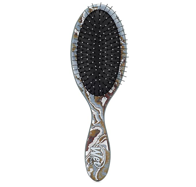 Wet Brush Original Detangler Hair Brush, Grey (Engineered Nature) - Ultra-Soft IntelliFlex Bristles - Detangling Brush Glides Through Tangles (Wet Dry & Damaged Hair) - Women & Men