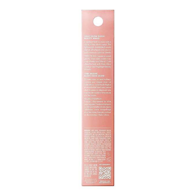 e.l.f. Halo Glow Blush Beauty Wand, Liquid Blush Wand For Radiant, Flushed Cheeks, Infused With Squalane, Vegan & Cruelty-free, Candlelit