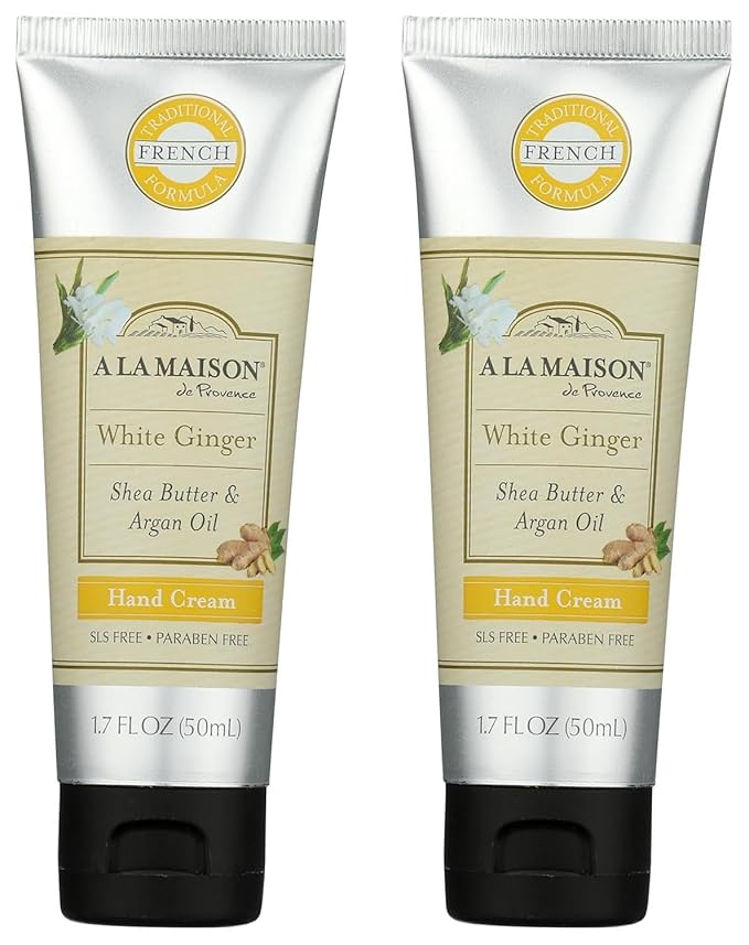 A LA MAISON White Ginger Hand Cream 1.7 oz, 2 Pack