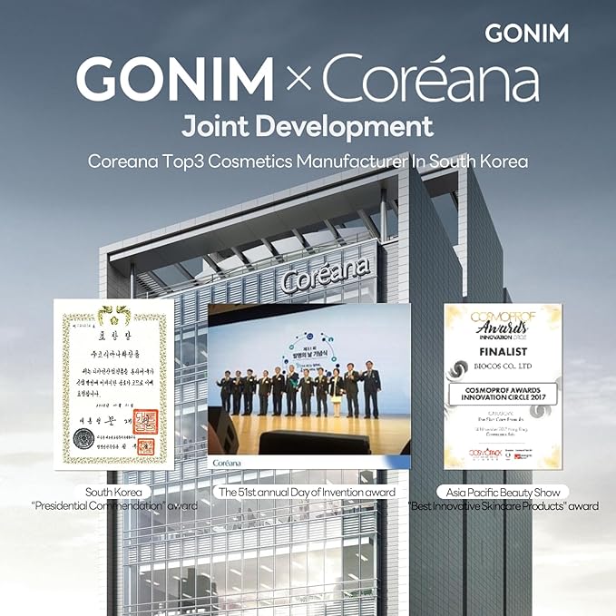 GONIM Face Mask Korean Skin Care with Hyaluronic Acid Serum & Collagen Activation, Face Masks Skincare with Vitamin C, Moisturizing Sheet Mask for All Skin,Korean Face Mask Travel Essentials 10 Sheets