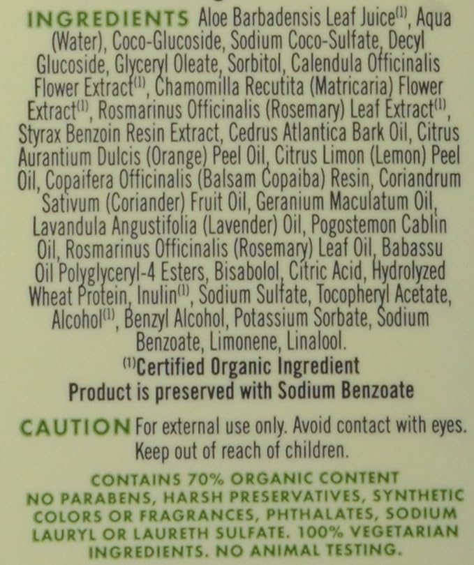 Avalon Organics Shampoo, Volumizing Rosemary, 11 Oz