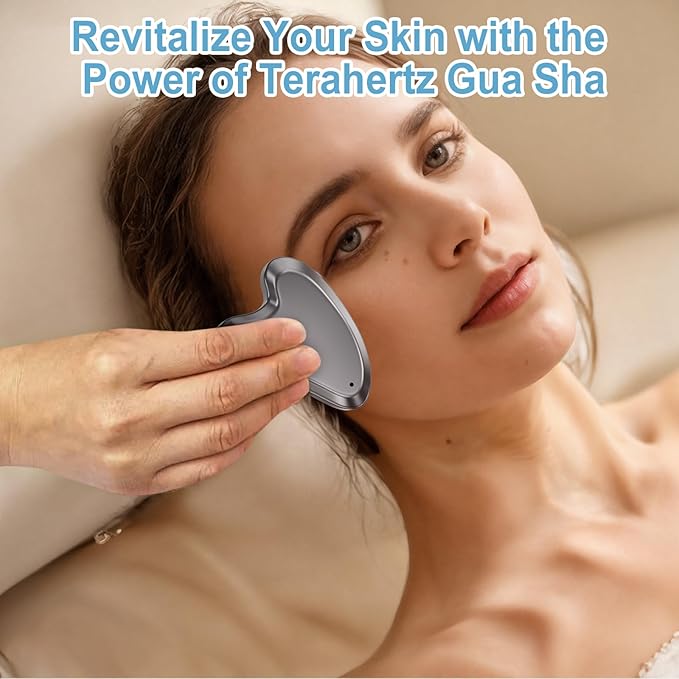 Terahertz Stone Gua Sha Mothers Day Gifts for Mom Scraping Tools Gua Sha Facial Tools Guasha Tool for Face Body Lymphatic Drainage Massager