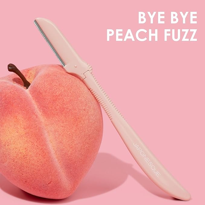 JAPONESQUE Precision Dermaplaner Facial Razors – 2pk 6 Piece Set, Eyebrow and Facial Hair Single Blade Razors for Women and Men, 2pk, 6ct.