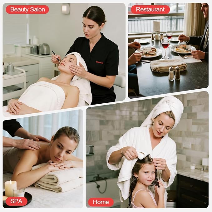 Hot Towel Warmer, 5L Towel Warmer Cabinet, Small Towel Heater with Stainless Steel Rack, Professional Towel Heating Box, Use for Spa, Beauty Salon, Barber, Massage, Gym, Home (White)