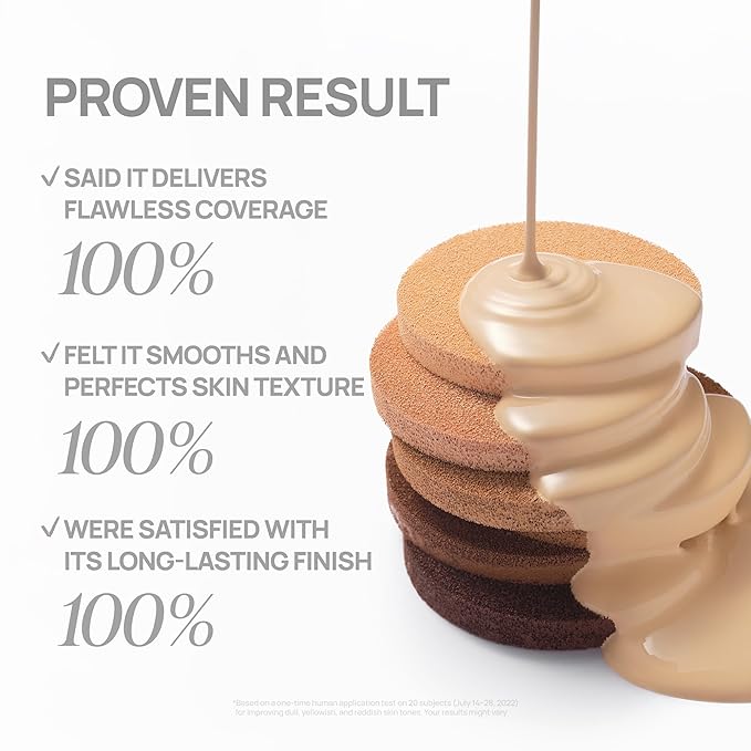 BANILA CO Covericious Ultimate Cover Cushion | Up to 100HR Long-Wear Foundation | 20 Shades for All Skin Tones | Matte & Lightweight Finish | Korean Cushion Foundation (14g / 0.49 oz), 26W CINNAMON