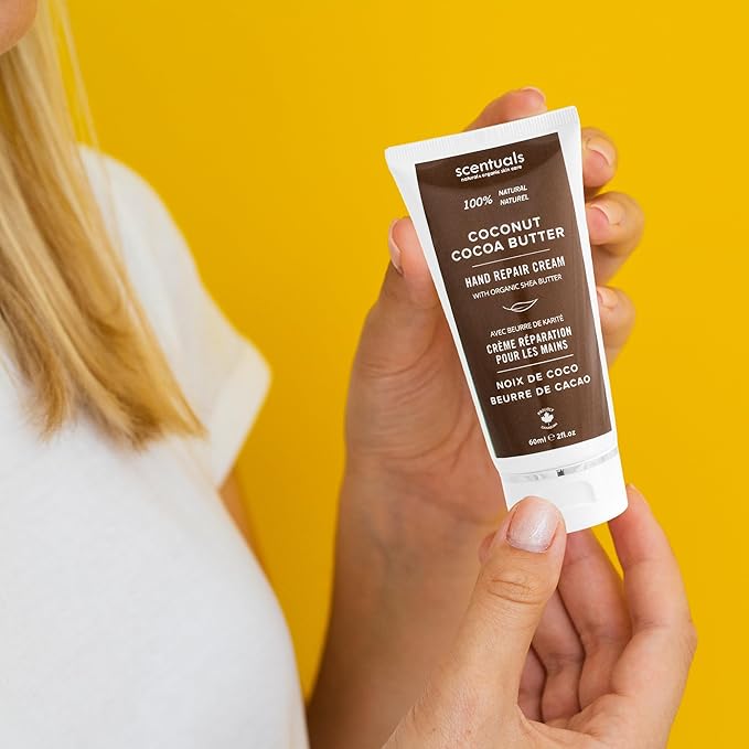 Hand Cream Set of 3, with Shea Butter, Cocoa Butter, Argan & Almond oil, Moisturizing Dry Hands, (Grapefruit Turmeric + Rosemary Mint + Coconut Cocoa Butter) 60 ml (2 fl.oz.) x 3