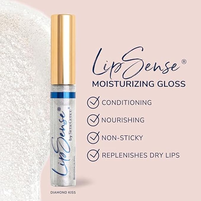 SeneGence LipSense Moisturizing Gloss – Hydrating, Long-Lasting Gloss with Shea Butter & Vitamin E, Vegan & Paraben-Free