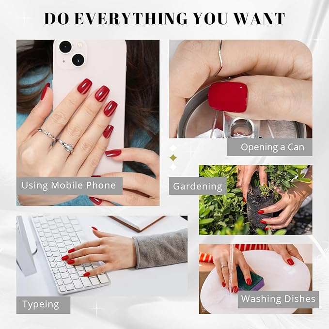 Press on Nails Short, Jofay Fashion Soft Gel Fake Nails, Rainbow Laser Purple Press on Nails, Reusable & Natural Acrylic False Nails, Stick on Nails for Women Girls Gift, Glue on Nails Kit 32 Pcs