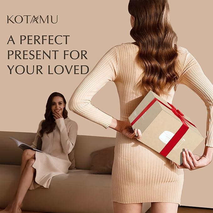 KOTAMU Wax Warmer, Waxing Kit for Women Men Hair Removal, Digital Waxing Machine for Face Eyebrow Bikini Brazilian Leg Body &Sensitive Skin, Pink Wax Kit With 44 Accessories for Home Salon Use