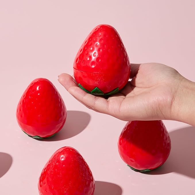 TONYMOLY Very Berry Strawberry Duo Gift Set | Hydrating Hand Cream with Sweet Strawberry Scent & Limited Edition Candle | Holiday Self-Care & Relaxation Gift for Women