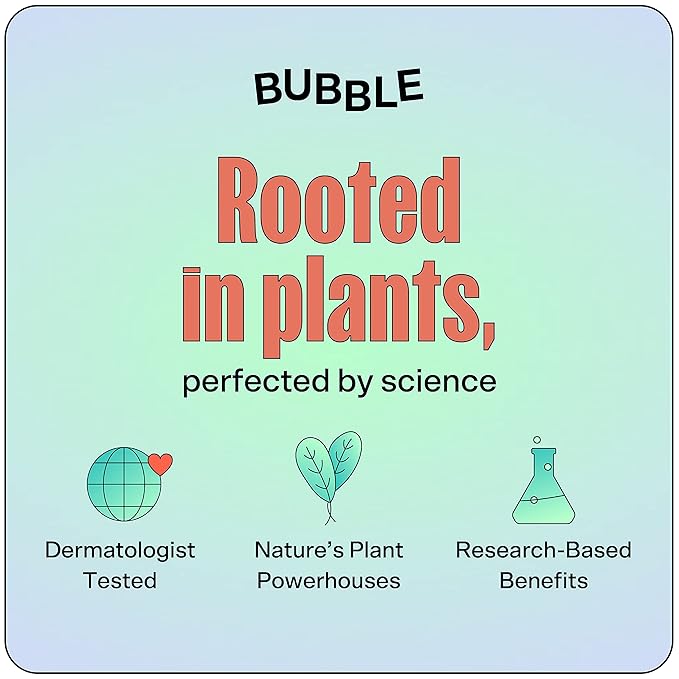 Bubble Skincare Slam Dunk Hydrating Face Lotion (50ml) + Fresh Start Gel Face Wash (125ml) + Bounce Back Hydrating Facial Mist Toner (55ml) - Balancing Skincare Routine