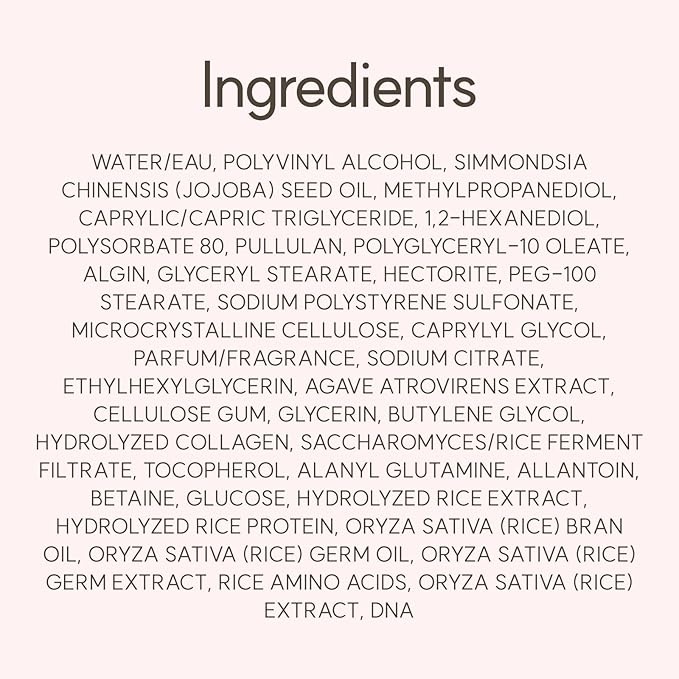 The Face Shop Pink Collagen Wrapping Mask, Peel-Off Facial Mask for Glass Skin, with Vegan PDRN & Rice Extract, Hydrating & Evening Skin Tone, 2.3 fl. oz.