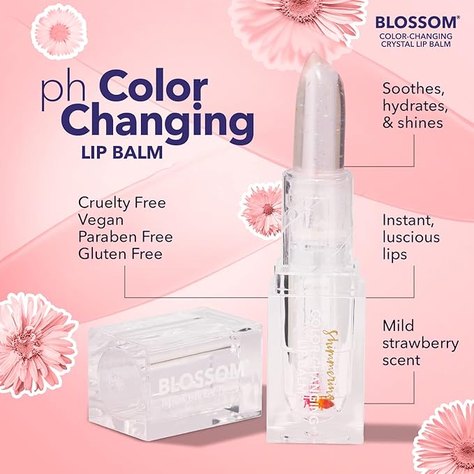 Blossom Moisturizing Color Changing Shimmering Lip Crystal