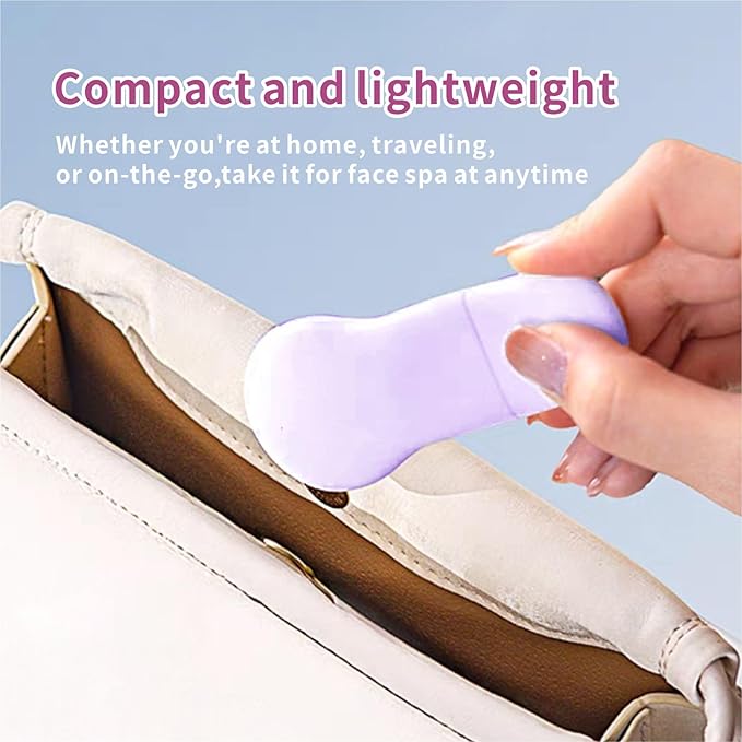 REVEX Nose Blackhead Remover Tool Set,Blackhead Scraper Tool,2Pcs Pore Cleaning Brush, Face Scrubber Skin Spatula, Pore Scrubber for Deep Cleansing,Face Exfoliator Scrubber for Women Men.(Purple)