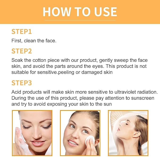 Glycolic Acid Toning Solution, Glycolic Acid 7% Toner, Glycolic Sour 7% Toning, KeepThe Skin Moist, Exfoliating Serum for Face, Facial Exfoliation Astringe Pores (240ML/8.0 Fl Oz)