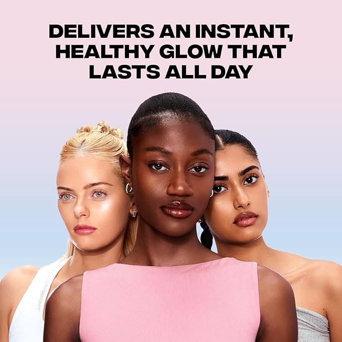 Sacheu Liquid Glow STAY-N Liquid Highlighter & Illuminator Makeup — 30ml Long Lasting Luminous Glow Lightweight Dewy Finish, Golden Hour