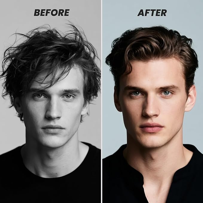 Balon Hair Brush for Women & Men, Speed Dry Vent Hair Brushes, Pain-Free Detangling Brush for All Wet or Dry, Curly Hair Brush(Black)