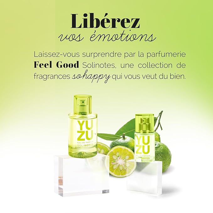 SOLINOTES Yuzu Perfume for Women - Eau De Parfum | Delicate Floral and Soothing Scent - Made in France - Vegan - 1.7 fl.oz