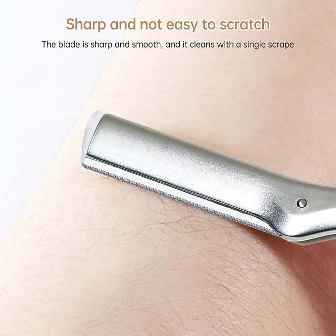 Facial Razor Replacement Blades Be suitable for Twee zerman Stainless steel blade 10 Count (Pack of 1)