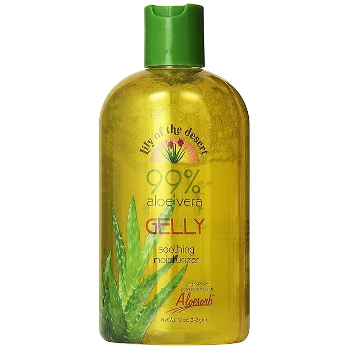 Lily of the Desert Aloe Vera Gelly Bottle, 12 Ounce (6 Pack)
