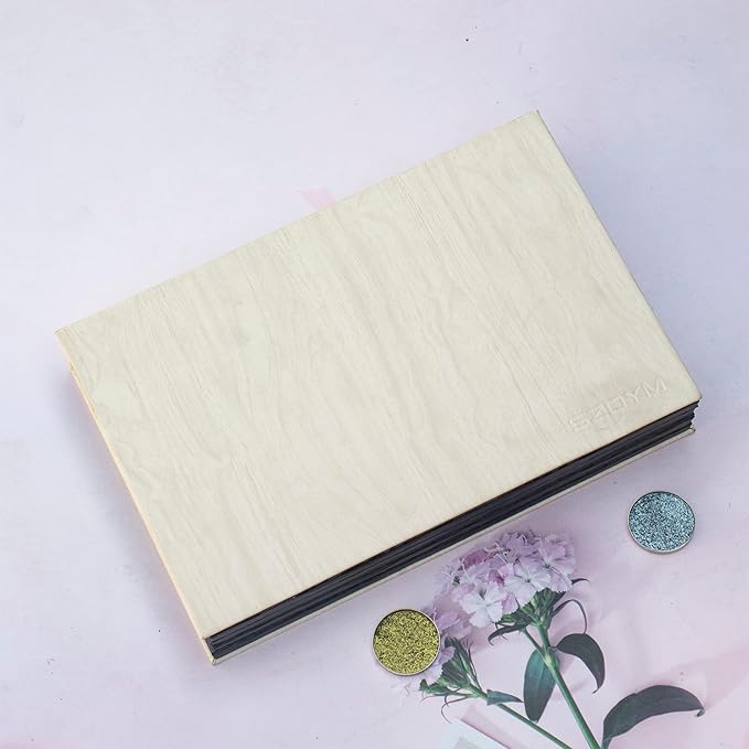 Strong 4-layers Empty magnetic palette book palette(White wood