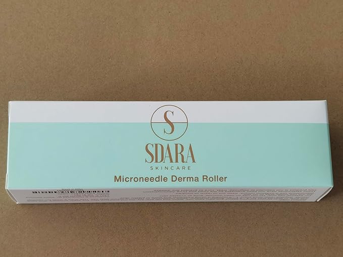 Derma Roller Microneedling Roller for Face - Includes Free Storage Case (Pack of 1) Unisex
