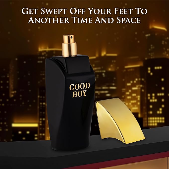 URBAN COLLECTION Bold Boy Eau De Parfum 3.4 fl oz – Fresh Citrus, Spice & Amber Scent – Italian Bergamot & Pink Pepper – Tonka Bean Base – Vegan, Cruelty-Free, Paraben Free – 100ml Elegant Bottle