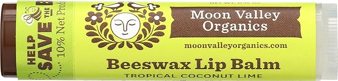 Moon Valley Organics Beeswax Lip Balm LIME,