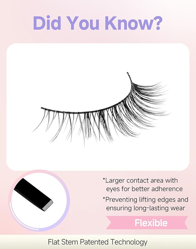 Natural False Lashes Natural Looking False Eyelashes Short Eyelashes Light-09