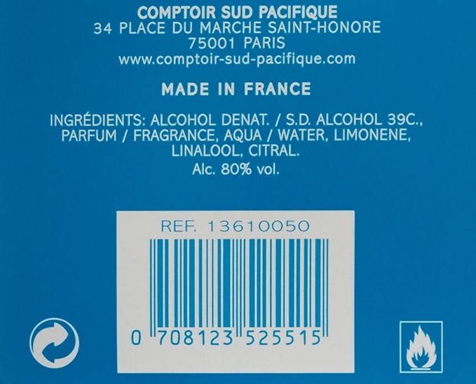 Comptoir Sud Pacifique Vanille Abricot Eau de Toilette, 3.3 Fl Oz