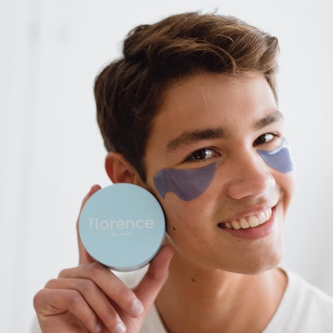 florence by mills Surfing Under the Eyes Hydrating Under Eye Treatment Gel Pads, 30 Count/ 15 Pairs, 15 Pairs