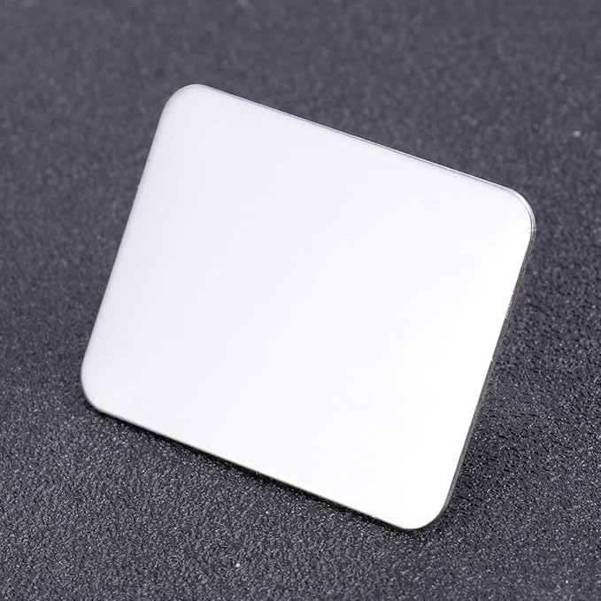 Minkissy Makeup Plate, Mini Nail Art Cosmetic Ring Palette Stainless Steel Foundation Mixing Palette with Spatula Tool