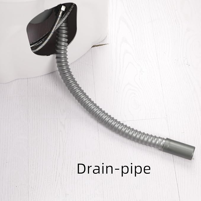 TATARTIST Electric Massage Shampoo Bed Automatic Smart Body Massage Shampoo Bed Armrest and Legrest Airbag Wrapping ABS Plastic Shampoo Basin Chair with Salon Chair for Hairdressing Spa Beauty Salon