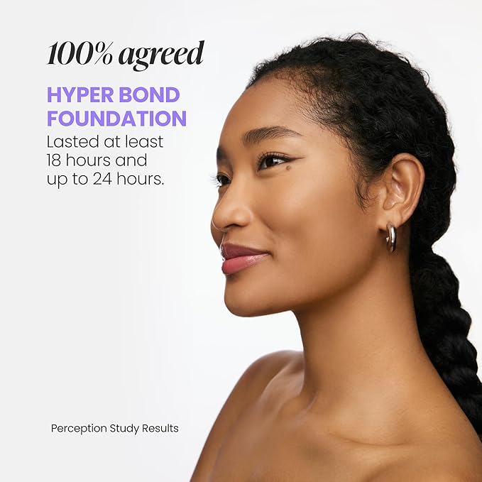 Wonderskin Hyper-Bond Serum Foundation – Waterproof, Transfer-Proof, 24HR Longwear Face Makeup with Niacinamide & Hyaluronic Acid – Lightweight, Natural Finish, Vegan & Cruelty-Free (Nova)