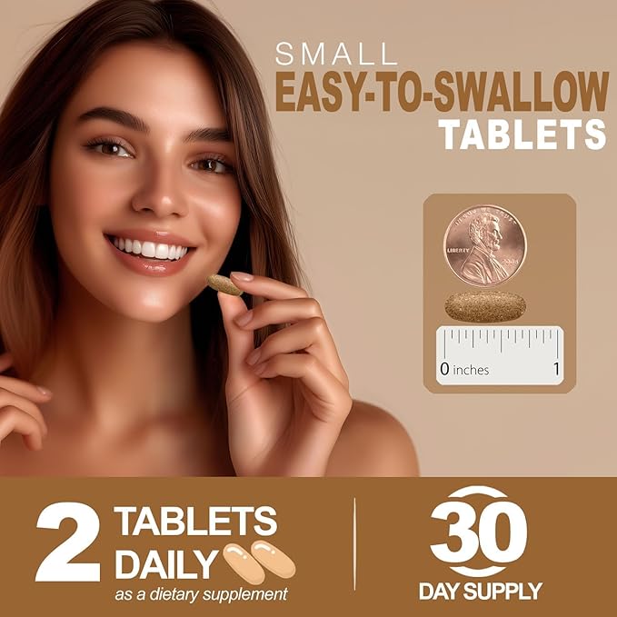 Natures Elements DHT Blocker – Herbal Formula with Saw Palmetto, Fo-Ti & Beta-Sitosterol – Supports Hair Regrowth & Gray Hair Reversal – Non-GMO, Vegetarian - 60 Tablets - Pack of 3