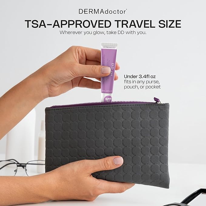 DERMAdoctor Caffeine Eye Cream for Dark Circles, Anti Aging Illuminator, Hydrating Under Eye Cream with SPF 30 for Puffiness, Wrinkles, and Bags Under Eyes, Dermatologist Formulated - 0.5 oz