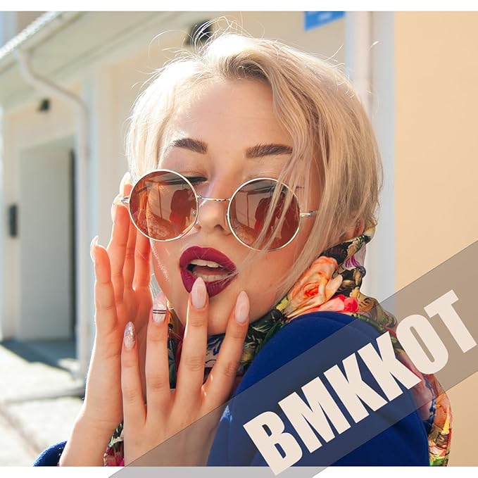 24Pcs Almond Press on Nails Medium Stiletto Fake Nails Flower Butterfly Charms Glue on Nails French Nails Tip False Nails Gradient Pink Stick on Nails Reusable Artificial Acrylic Nails for Women