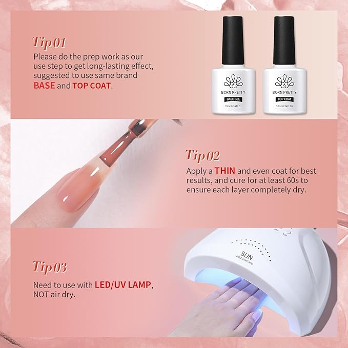 Born Pretty Jelly Red Burgundy Gel Nail Polish Christmas Fall Winter Jelly Blood Wine Red Brown Nude Purple Translucent Sheer Gel Polish Set Nail Art Varnish Manicure 6PCS