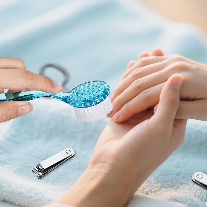 4 Colors Facial Cleansing Brush, Beomeen 8 Pack Face Scrubber Exfoliating Brush Face Wash Scrub Exfoliator for Skin Care, Makeup Removal (Blue, Pink, Purple, Clear)