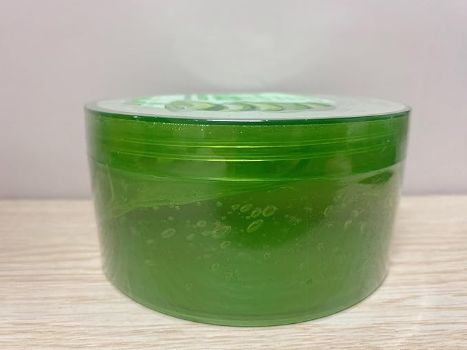 300x2 ML Natural Aloe Vera Gel -Organic Moisturizing Aloe Vera, Soothing and Hydrating, Sunburn and Scar Repair, After Sun Care for Face Body Hair